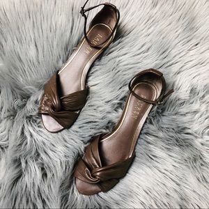 Lauren Ralph Lauren Mireya Wedge Sandal Dark Brown